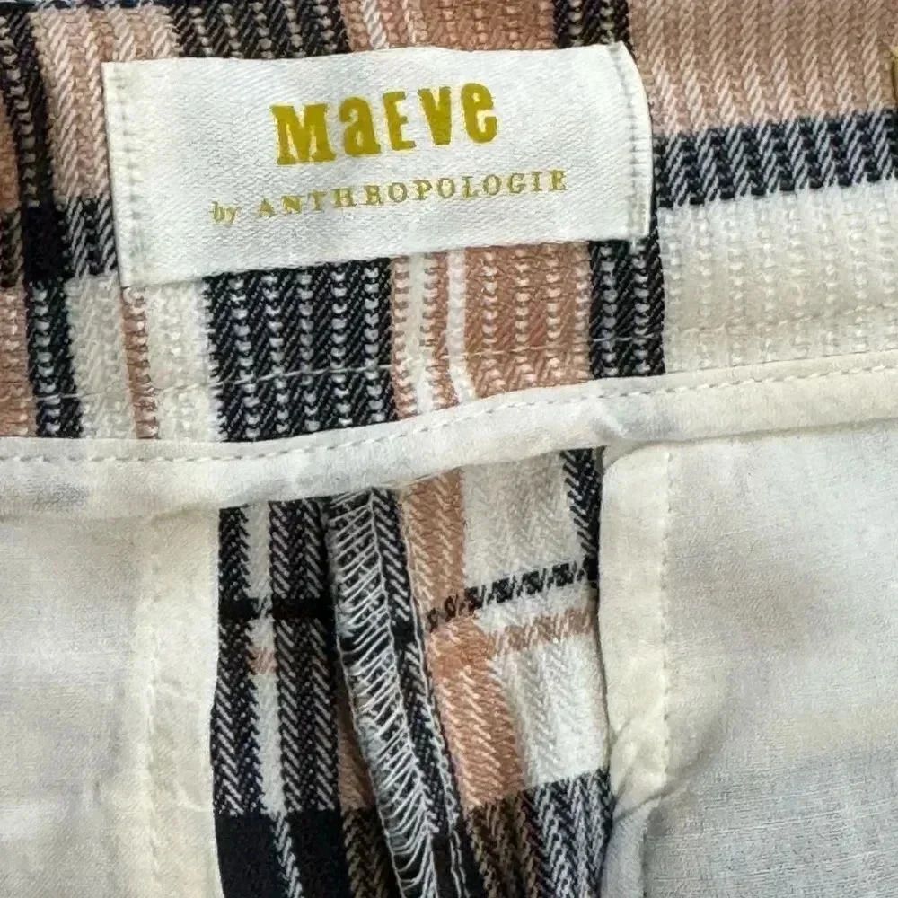 Maeve Flowy Wide-Leg Trousers - Neutral Motif - Size 6 Tall (NWT!) - Picture 10 of 12